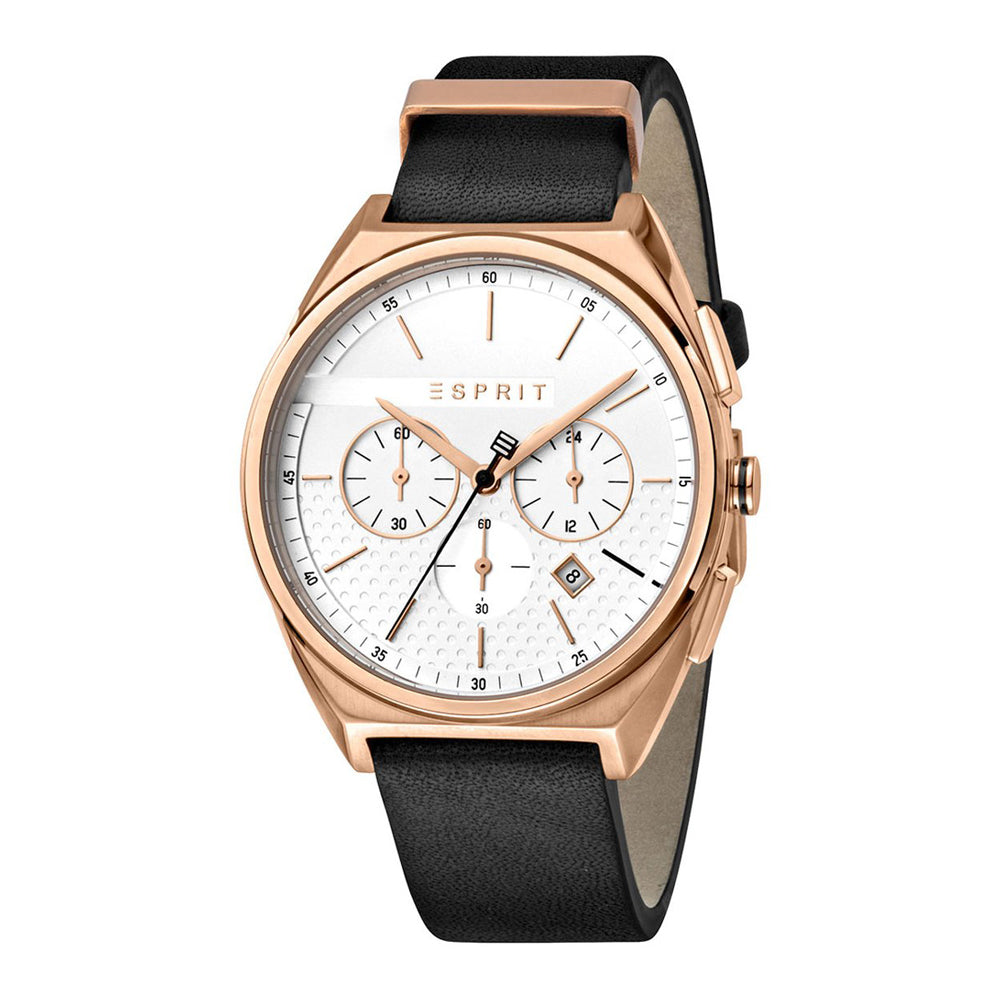 Esprit ES1G062L0035 Slice Chrono White Rosegold Black Herrenuhr Chronograph