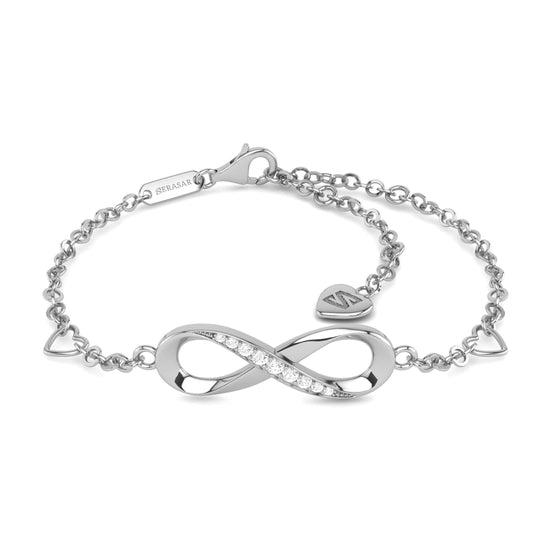 SERASAR - Infinity-Armband aus Silber 925