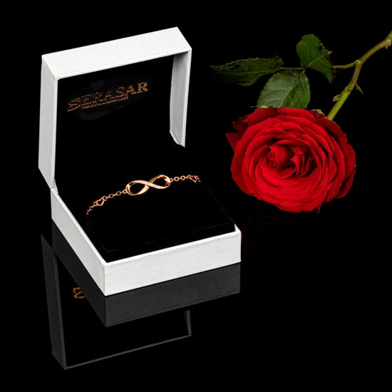 SERASAR - Infinity-Armband_Silber 925_rosé