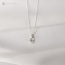 Damen Halskette mit Swarovski® - Kristall Sterling Silber 925