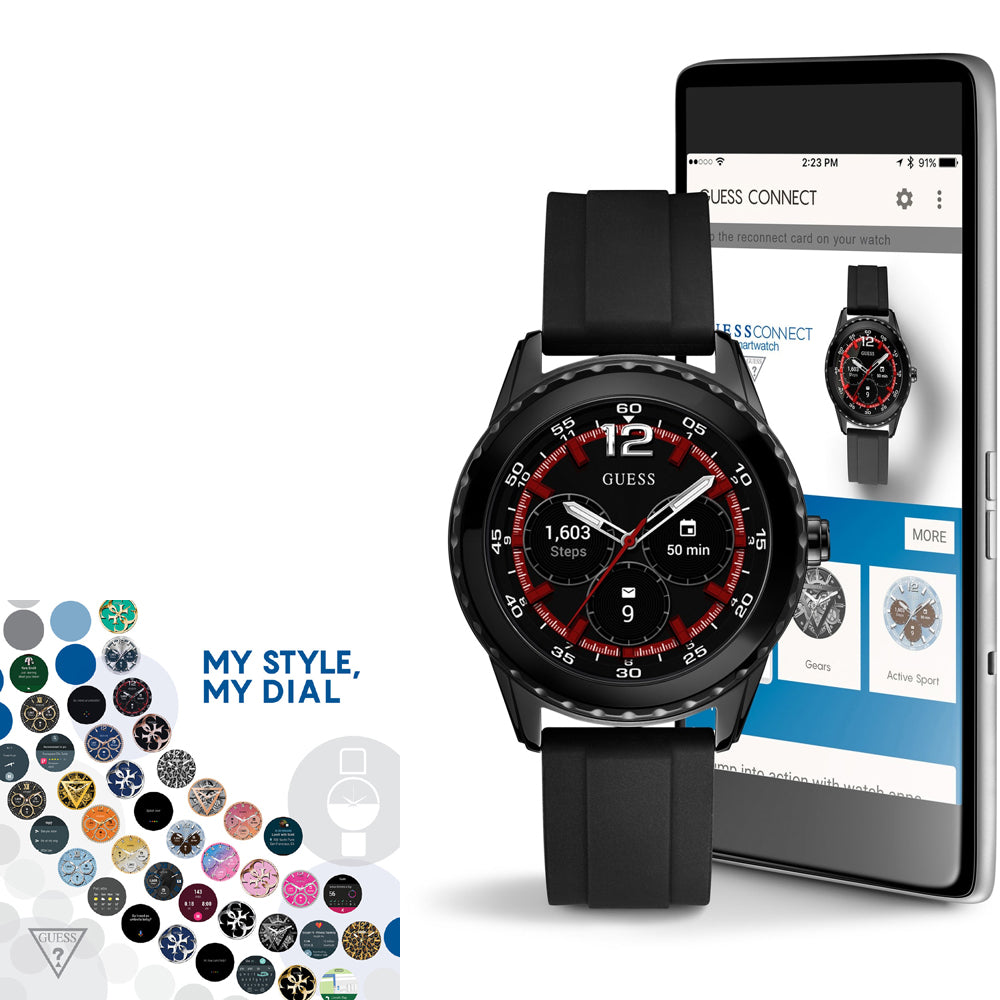 Guess Connect Cassidy C1002M1 Damenuhr Smartwatch