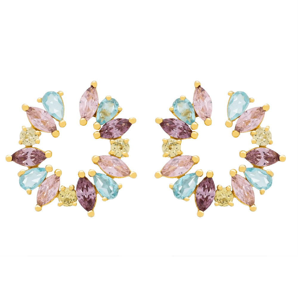 Damen Halskette Swarovski®-Kristall +Lavani Jewels®- Ohrringe